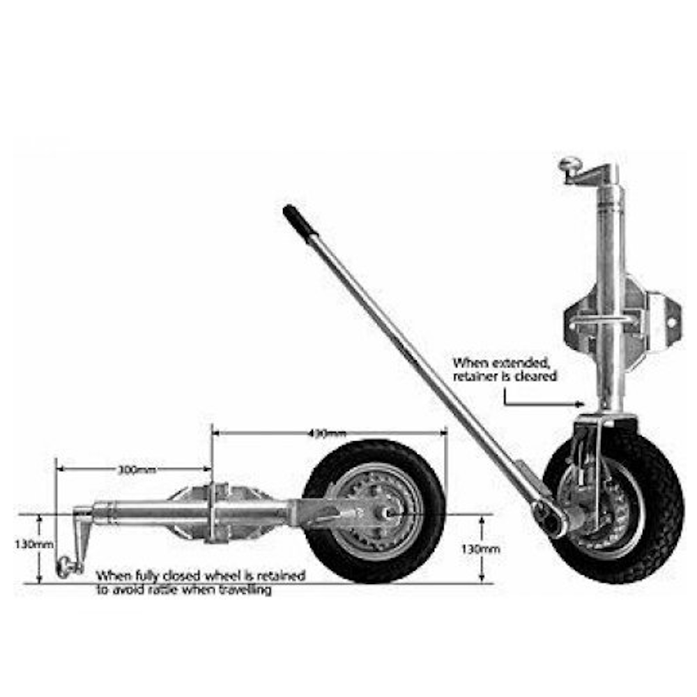 Swing Up Easy Mover - OzHitch Off-Road Couplings